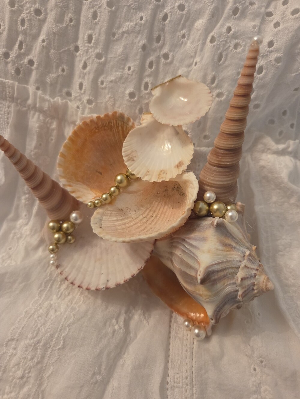 Handmade Seashell Jewelry Trinket Dish